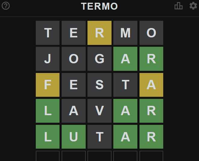 Jogo TERMO: Wordle Portugues